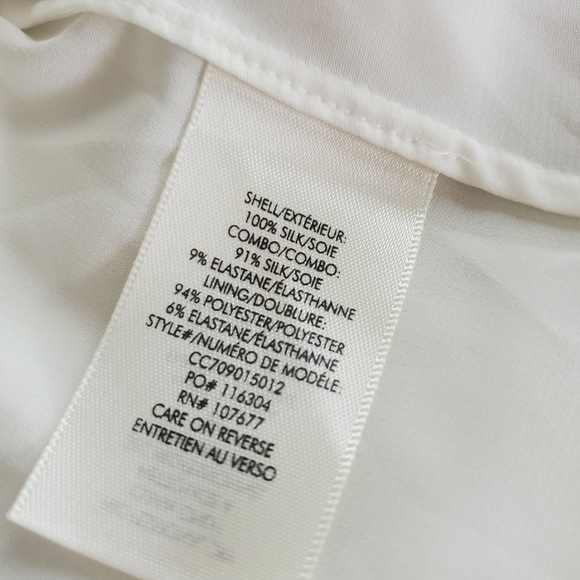 Alice + Olivia White Silk Layered Camisole - Picture 10 of 10